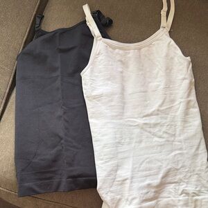 Shapermint Essentials Black and White Tank Tops